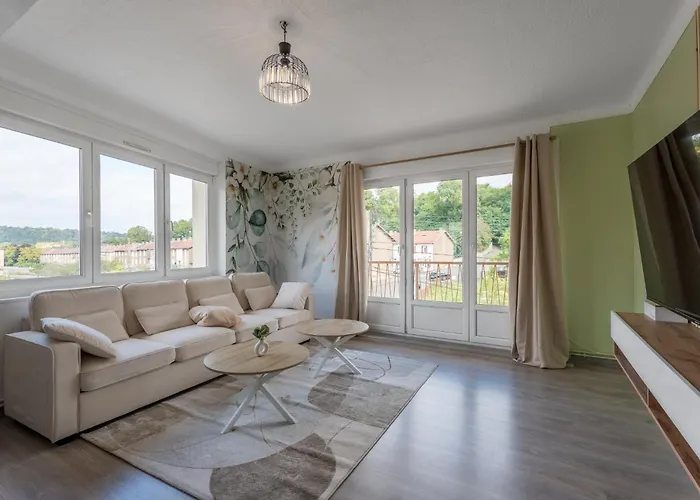 Le Marie 115m - Spacieux 3ch' - 2 Sdb - Balcon Appartement Joeuf